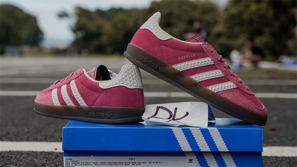 PK GOD ADIDAS GAZELLE INDOOR PINK CLOUD WHITE RETAIL MATERIALS READY TO SHIP